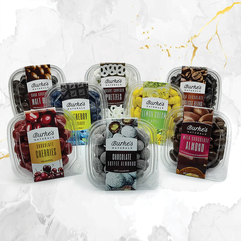 Gourmet Chocolate Fruits and Nuts 8-Pack Bundle